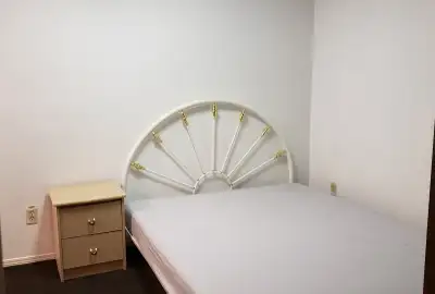 One Fully Furnished Private Bedroom Basement with attached washroom available for from 1st May 2026...