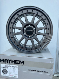 18” Brand new mayhem compass gunmetal wheels 6x139.7 6x5.5 