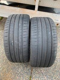 Pair of 265/35/21 XL Michelin Pilot Sport 4S T2 with 50% tread