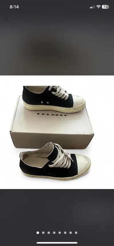 Great condition 9/10 Rick owens shoes. 100% AUTHENTIC NO LOWBALLS