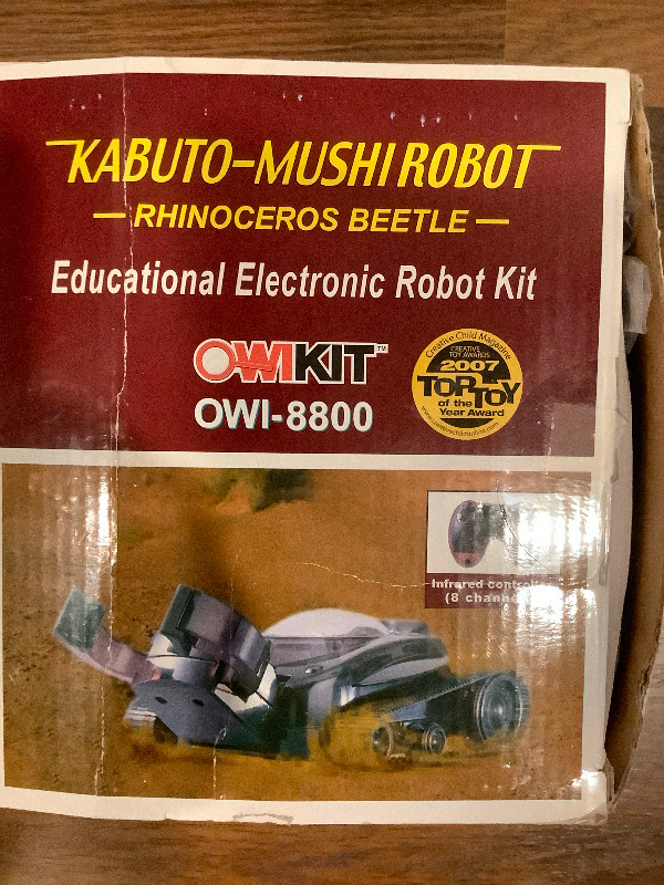 Robotikits. Kabuto-Mushi Robot. Rhinoceros Beetle. in Toys & Games in Leamington - Image 2