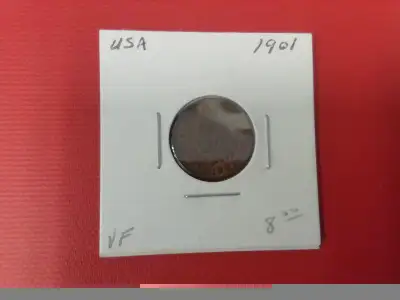 1901 USA   One Cent Coin, View more