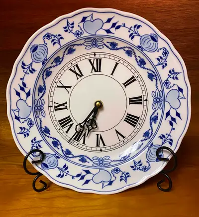 Blue Onion Clock, View more
