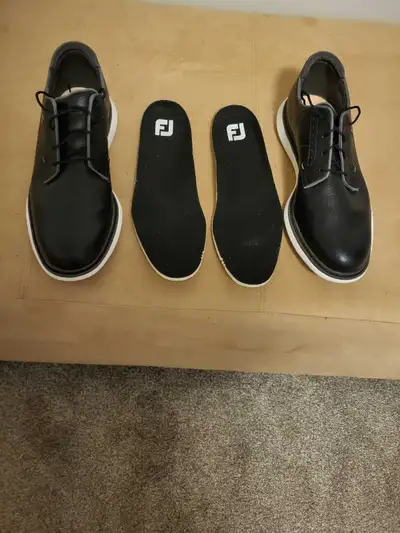 FootJoy Traditions Blucher soft spiked golf shoes size 12 wide, View more