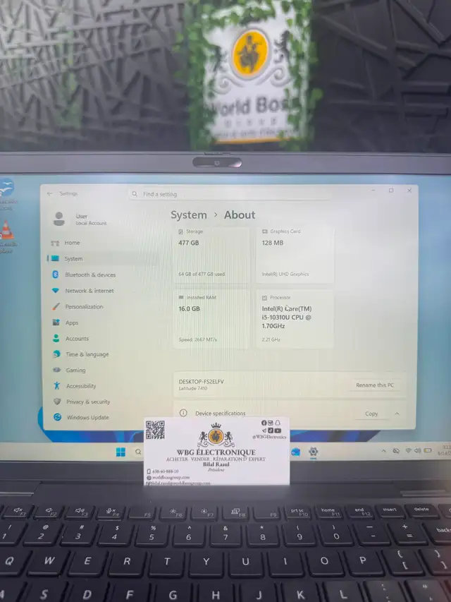 DELL  Latitude 7410 - 512Gb in Laptops in Laval / North Shore - Image 3