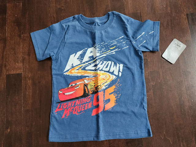 (New) Boys Disney Cars Tshirt 4T  in Clothing - 4T in Calgary