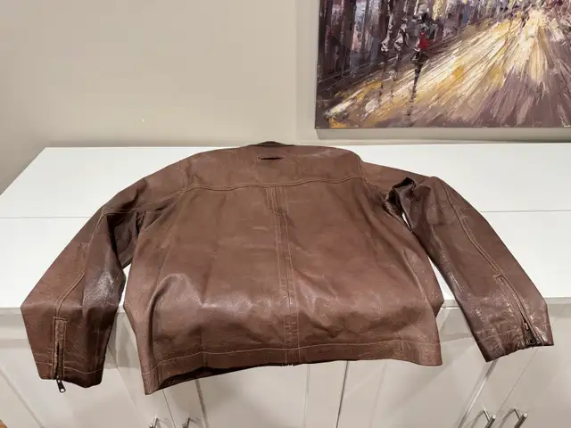 Men’s Leather Jacket (L) in Men's in Bedford - Image 4