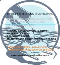 Balcony and Concrete Repairs, Free Engineer Site Visit