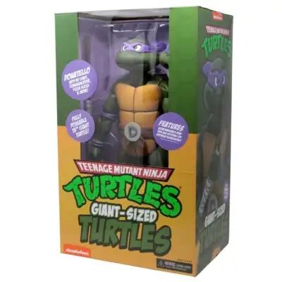 DONATELLO Teenage Mutant Ninja Turtles Cartoon 1/4 Scale 15" Figure Neca 2021 Pirates Cove Collectib...