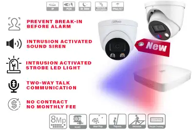 NEW IP Security Camera Surveillance System with Pro installation, View more