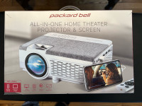 Home Theatre Projector & Screen