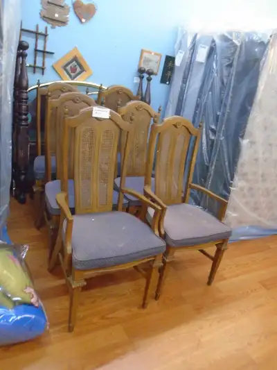6 matching chairs, View more