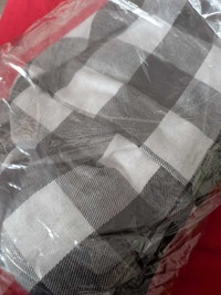 NIB White Plaid Snuggy Winnipeg Manitoba Preview