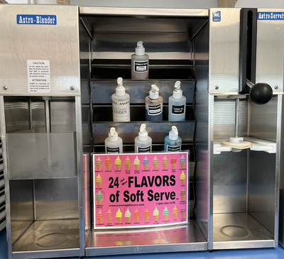 Astro Blender 24 Flavor System soft serve machine that allows you to create 24 different flavors of...