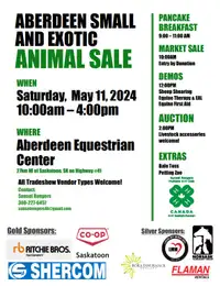 Aberdeen Small & Exotic Animal Sale and Market Sale