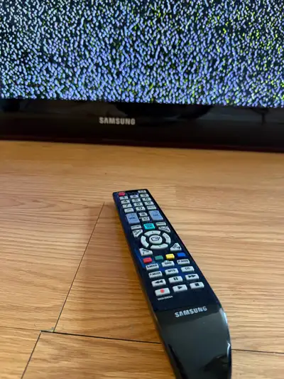 This is a used Samsung 50-inch plasma TV, perfect for a basement or kids room. It features a vibrant...