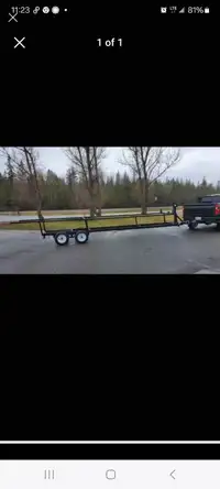 Pontoon boat trailer FOR RENT!!