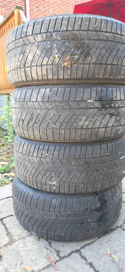 Set of 4 used Continental ContiWinterContact TS 830 P winter tires. Ideal for completing a lease ret...