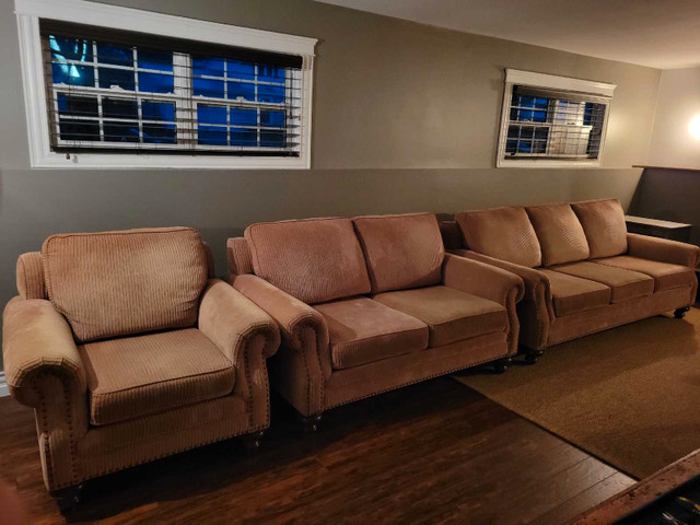 3 piece Sofa/Loveseat/Chair  in Couches & Futons in Moncton