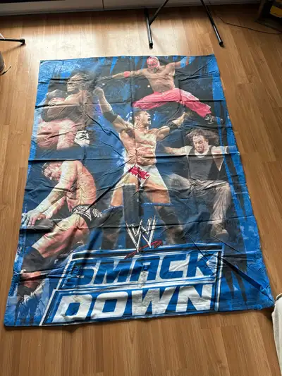 Couette de lit WWE / WWE 2005 Smackdown Twin Bed Quilt, View more