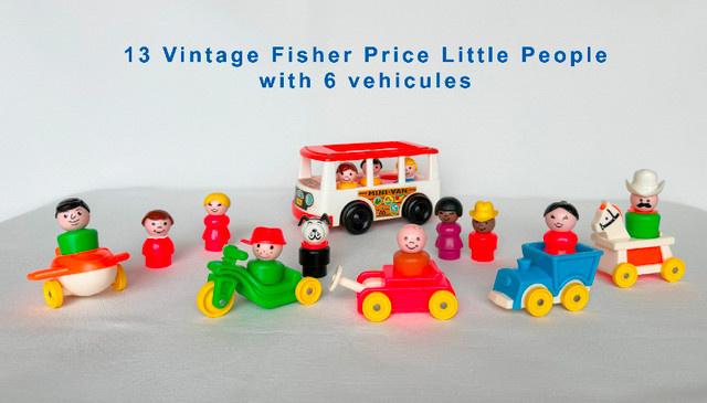 Vintage Fisher Price Little People and Vehicules in Toys & Games in Ottawa