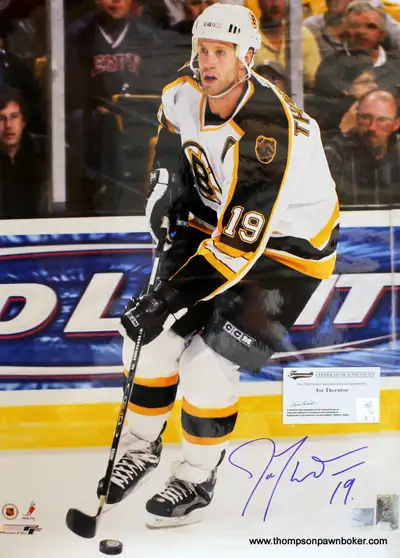 Joe Thornton 16x20 autographed photo, View more