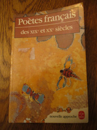 Livre de référence: Poètes français des XIXe et XXe siècles