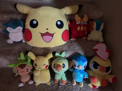 POKÉMON plush toys lot - Pikachu ($80 for all), View more