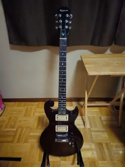 Late 70s Epiphone Scroll Electric Guitar, View more