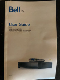 BELL MODEL #9241 High a definition PVR