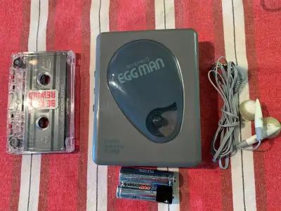 Eggman 1088 Walkman-Portable Music Player (Tested-Good Works) 1-Music Playback: Cassette Walkman pla...