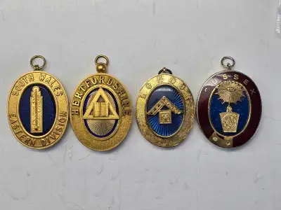 $40 Each/ Freemason Collar Jewel -England/Wales Lodges, View more