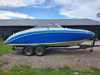 2012 Yamaha 242 with two 1800cc engines with 80hrs on them. Boats 24ft long and tons of room. Fast a...