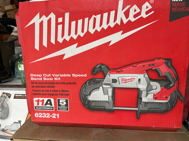 Milwaukee band saw brand new metal cut wood plastic  in Power Tools in Markham / York Region - Image 2