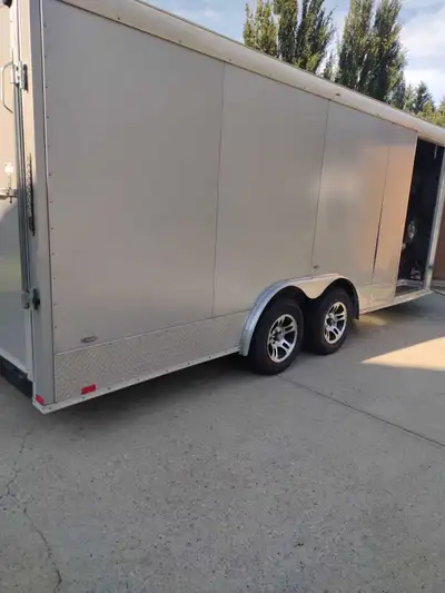 2017 20ft. Cargo trailer new alloy wheels an tires stored a classic car.very nice condition, has not...