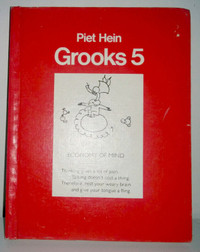 Grook Collection #5 Piet Hein 1973 - Orangeville