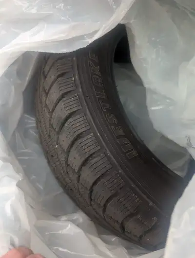 205/60/16 Westlake Winter Tires 11/32 tread left on three tires, 10/32 left on the fourth Less than...