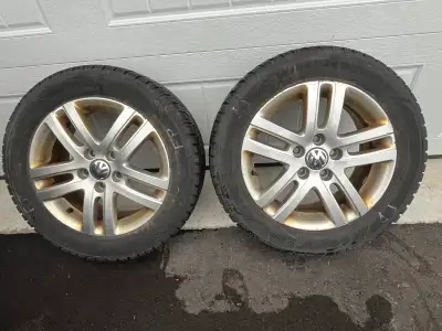 Four winter tires. Used on a VW Passat. Selling because I purchased a new car and they don’t fill. 2...