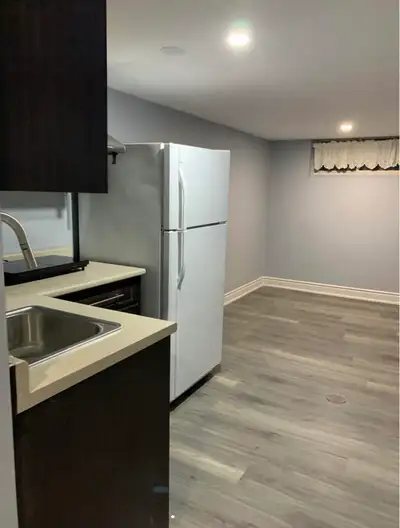 In Malton Mississauga, One Studio Apartment in Basement Exactly shown as picture. Only one room with...