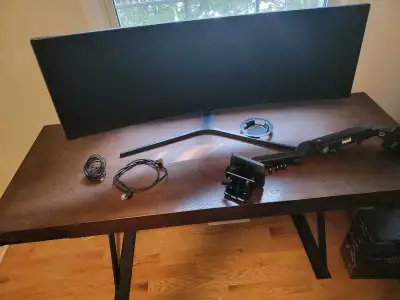 49" Samsung Ultrawide monitor with Mount, View more