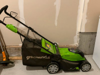 Greenworks Battery Operated Lawnmower