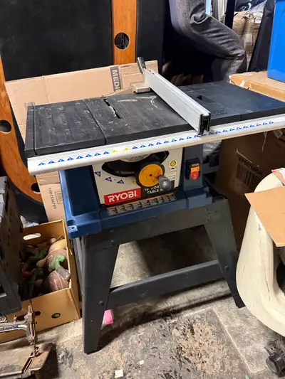 RYOBI 10” TABLE SAW, View more