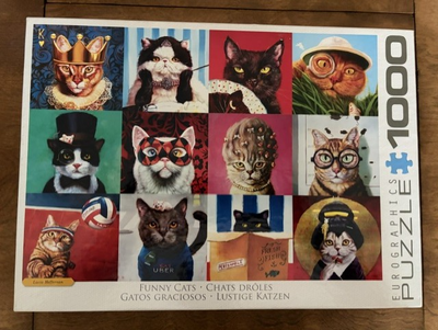Casse-tête Eurographics 1000 pièces - Chats drôles - 10$, View more