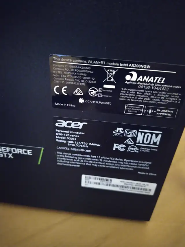 Acer Nitro GeForce GTX Gaming Computer in Desktop Computers in Winnipeg - Image 3