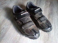 Shimano cycling shoes. MTB with crank brothers cleats, size 44'