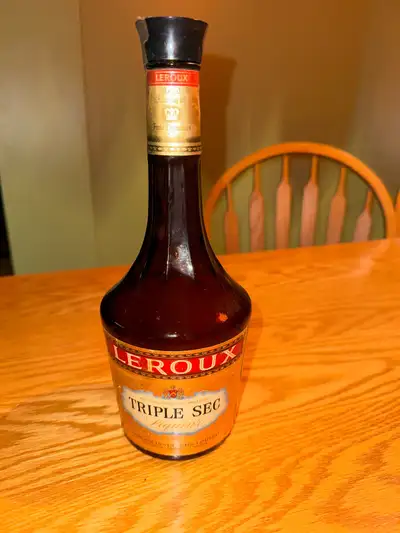 LEROUX TRIPLE SEC VINTAGE BOTTLE , View more