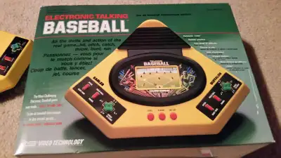 Vintage talking baseball LCD 2player game circa 1985ish