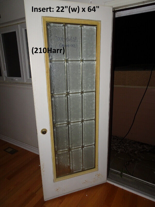 Door Inserts- Full Lite, Lead, Bevelled and/or Etched Glasses in Outdoor Décor in Markham / York Region - Image 2