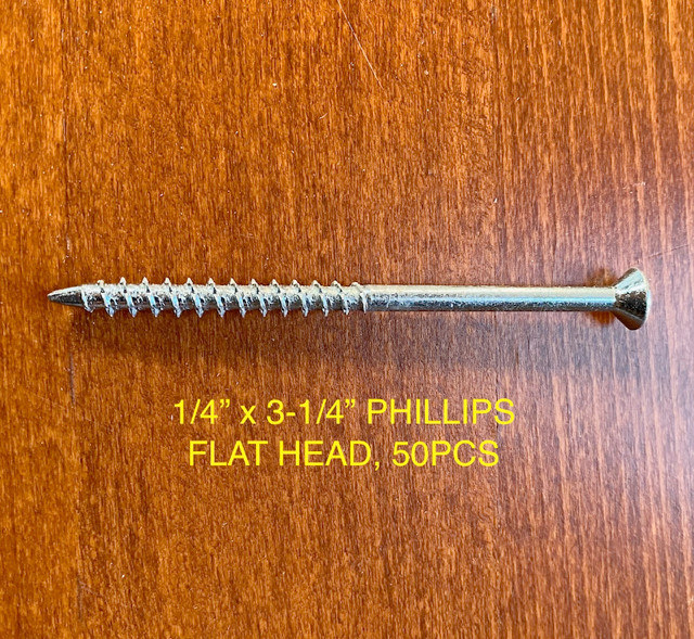 TAPCON CONCRETE SCREWS - VARIOUS - $10 TO $15 in Hardware, Nails & Screws in Mississauga / Peel Region