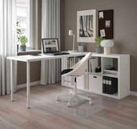 Desk with bookshelf - IKEA